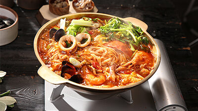 갑오징어해물탕 응용요리 칼국수